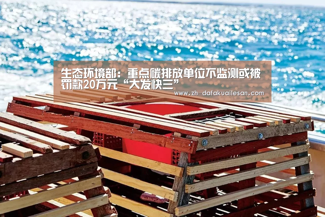 生态环境部:重点碳排放单位不监测或被罚款20万元“大发快三”(图3) 大发快三